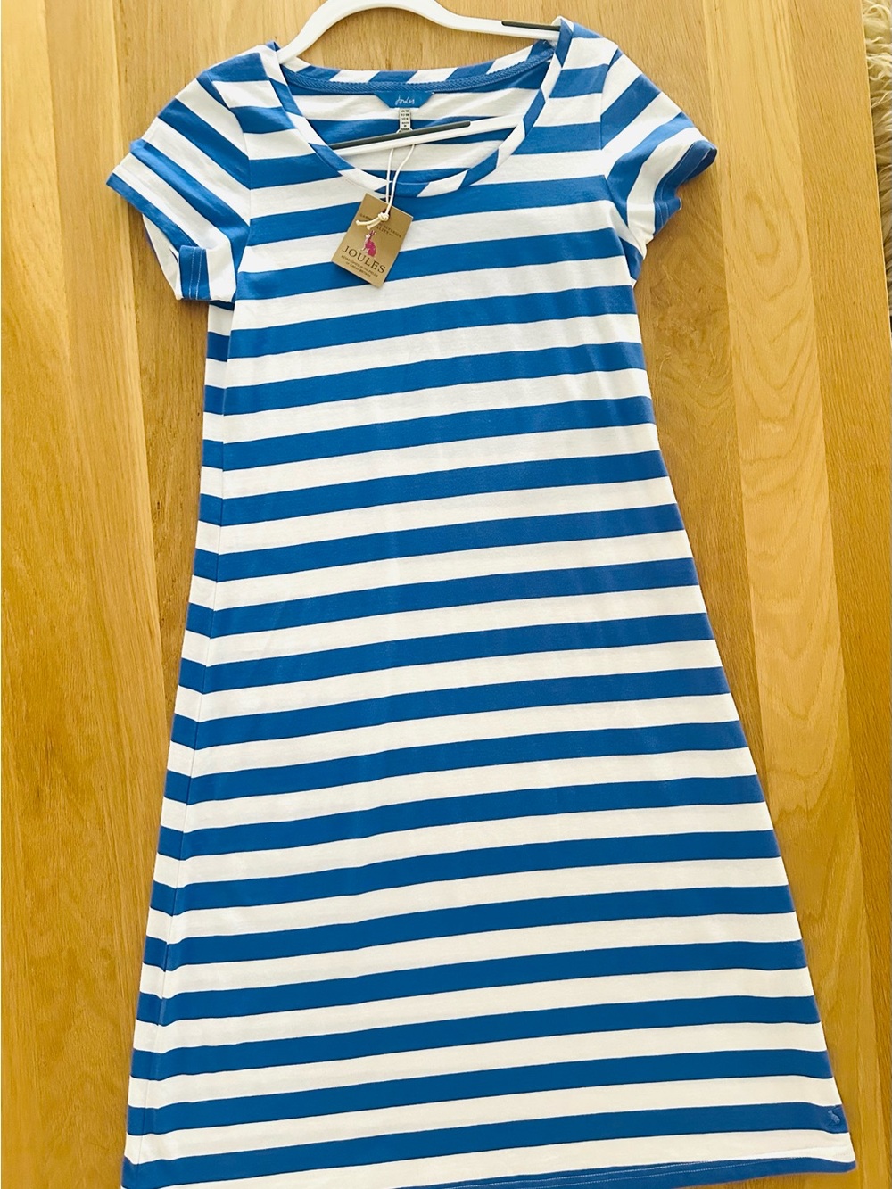 Joules UK 100% cotton Striped Dress, 6